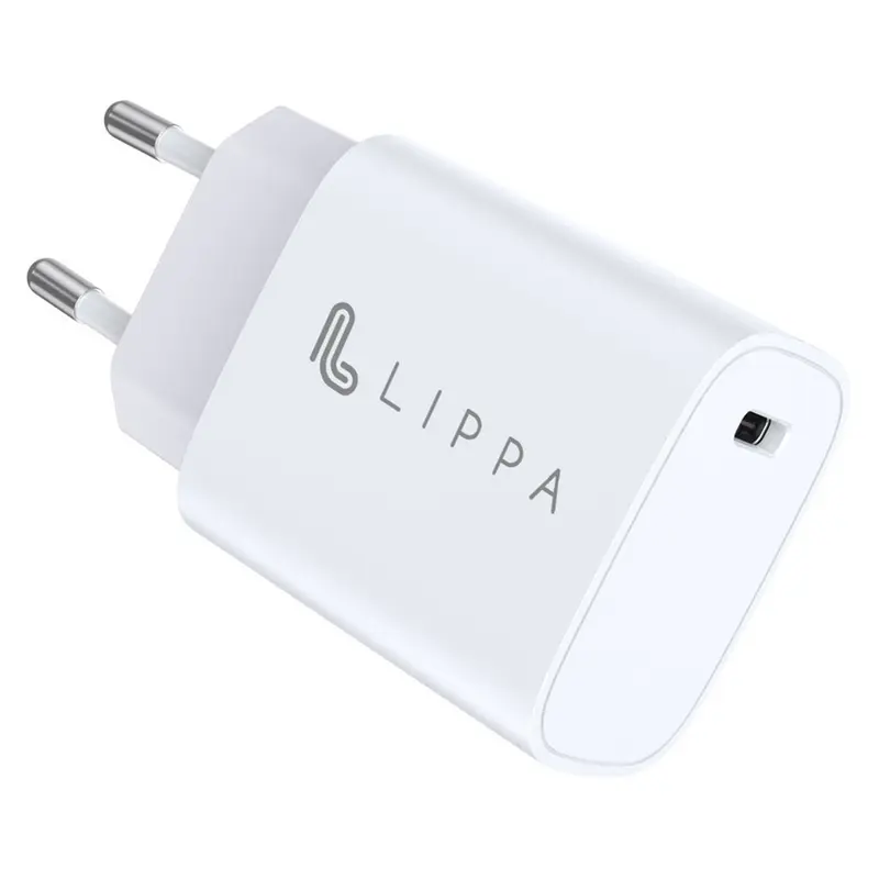 20W USB-C PD oplader, hvid