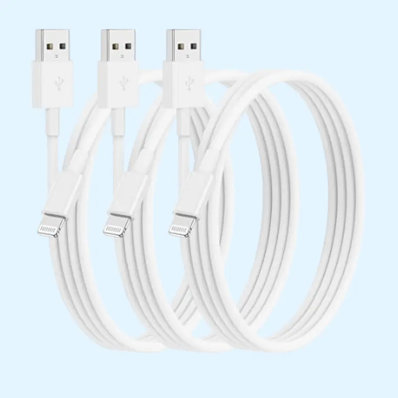 3 stk Lightning USB -kabel til Apple til din iPhone, iPad