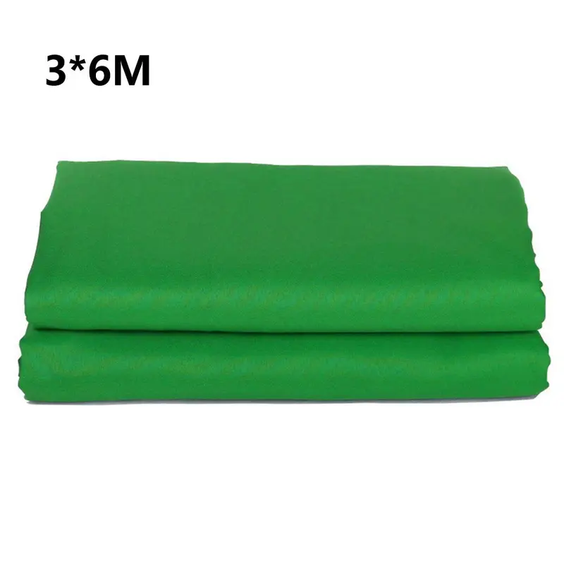 3 x 6 m - Green Screen Baggrund - Grøn