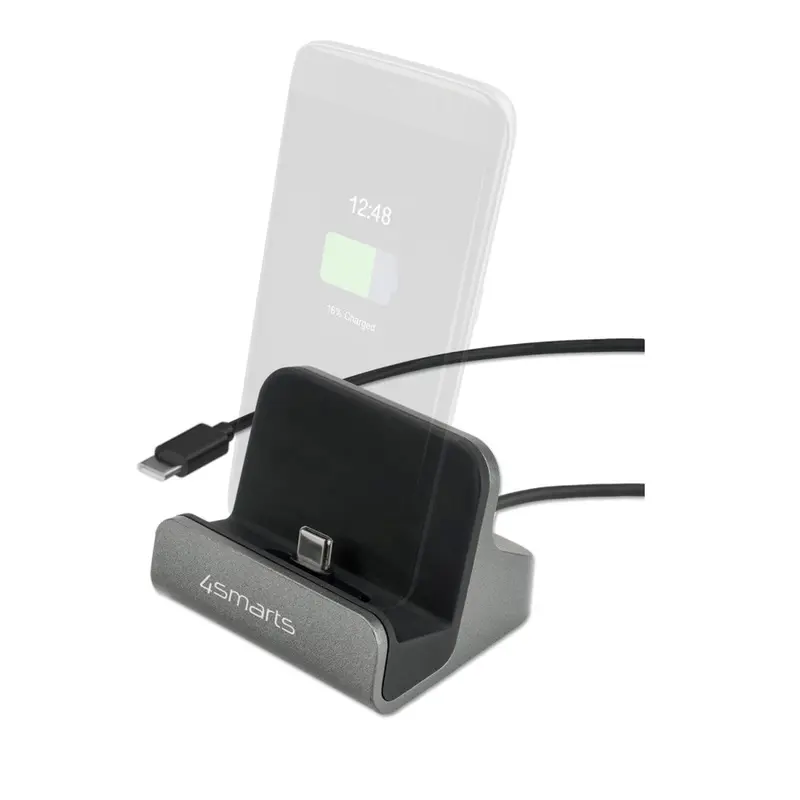 4smarts - 60W Opladningsstation USB-C - Grå
