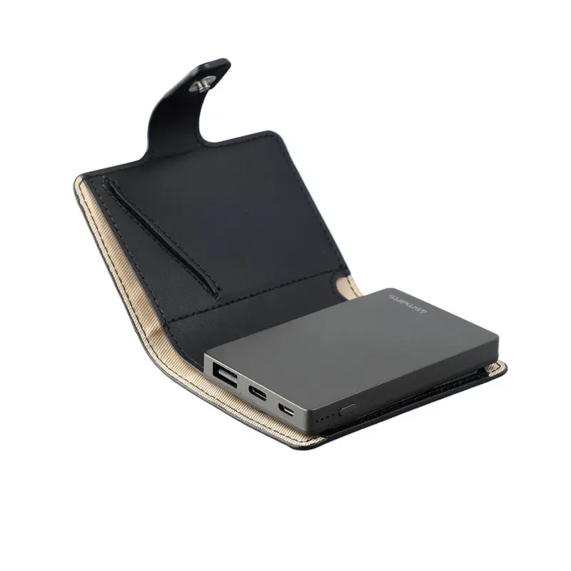 4Smarts PowerBank Wallet - 3000 mAh - Sort