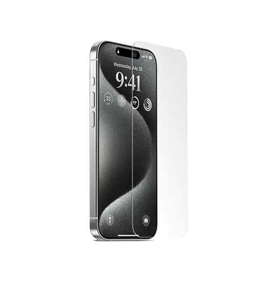 <AA>iPhone 15 - NuGlas™ 9H Beskyttelsesglas