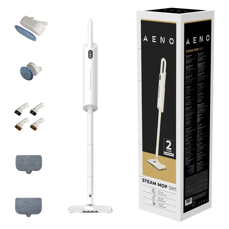AENO SM2 1000W Dampmoppe, Hvid