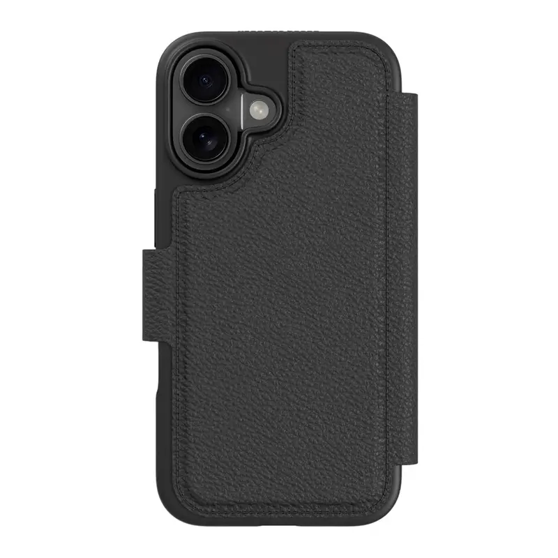 agood company iPhone 16 Plus Circular Læder Cover m. Pung - Sort