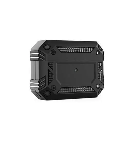 AirPods Pro (1/2 Gen) | HARDCASE™ Stødsikkert Cover - Sort