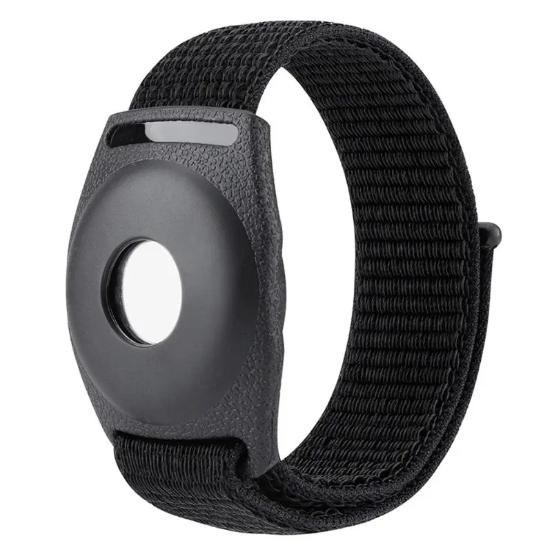 AirTag 1. & 2. Gen. Nylon Børnerem - Sort