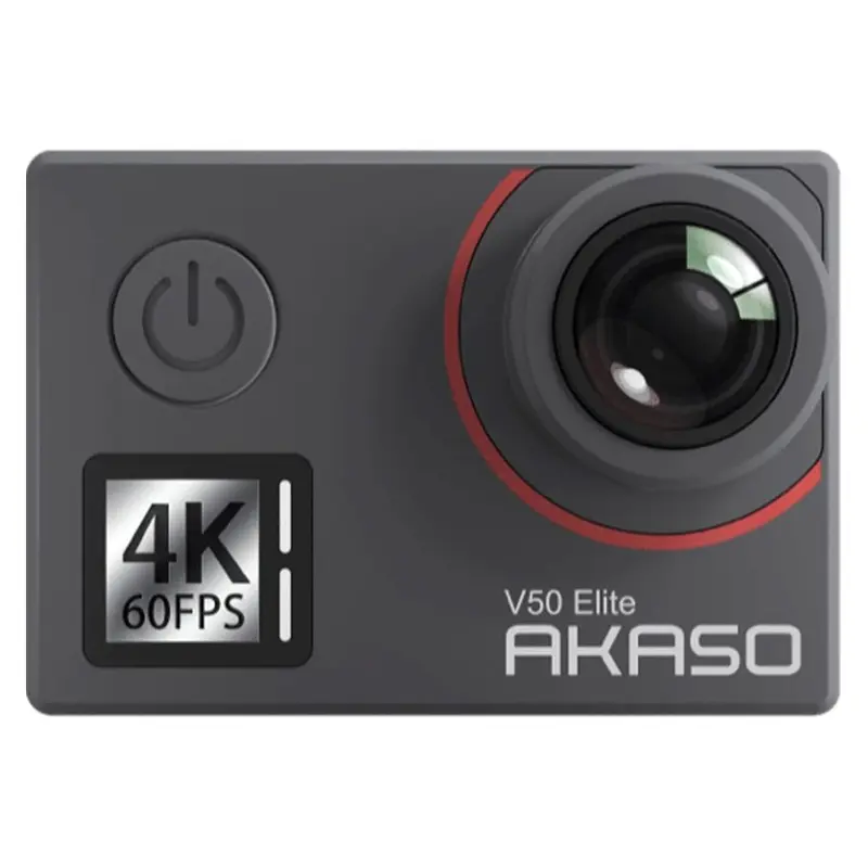AKASO Action Kamera V50 Elite m. 4K - UHD - 60FPS - Sort