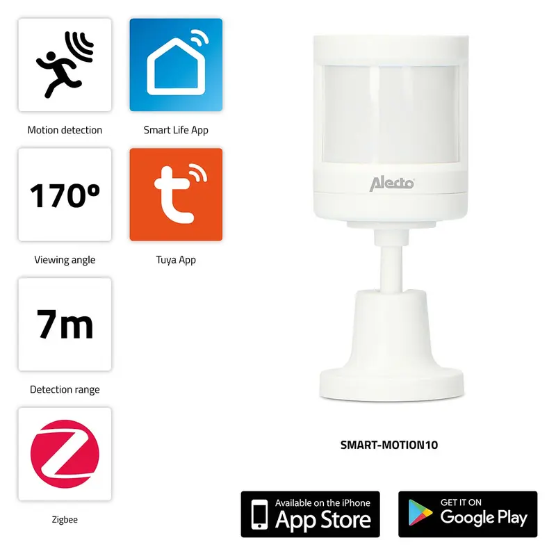 Alecto - SMART-MOTION10 Smart Zigbee bevægelsessensor