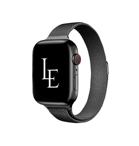 Apple Watch (38/40/SE/41/42mm) - L'Empiri™ Milanese Thin Loop - Sort