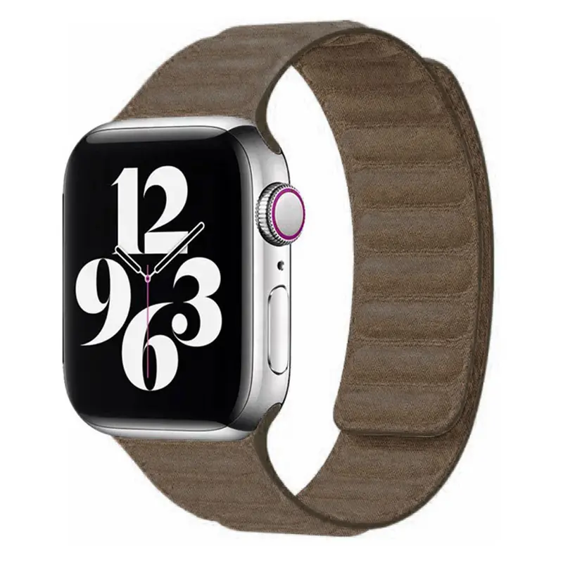 Apple Watch finewoven rem 38/40/41, Grå