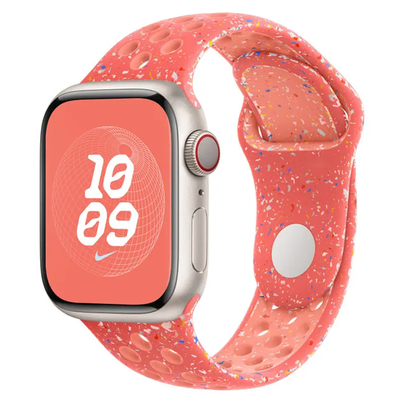 Apple Watch FLOUR silikonerem 38/40/41, Rød