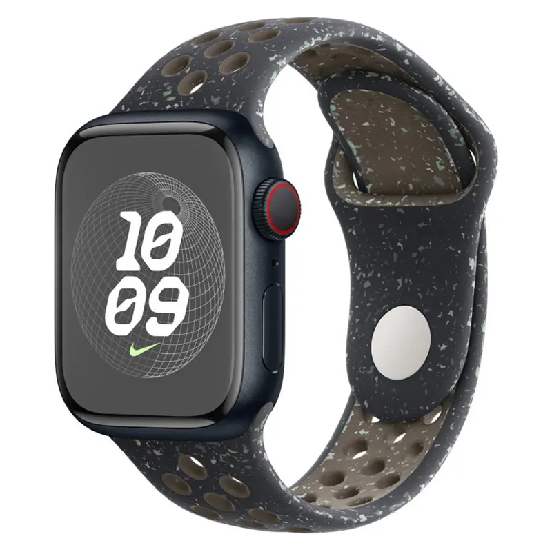Apple Watch FLOUR silikonerem 42/44/45/49, Sort