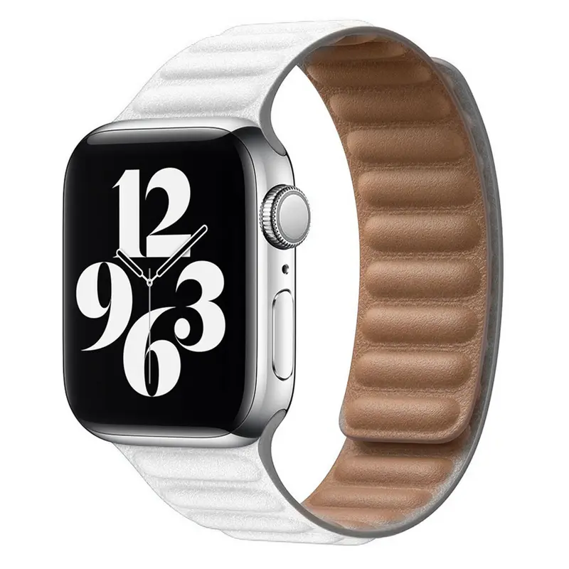 Apple Watch magnetisk læderrem 38/40/41, Hvid
