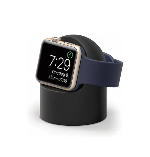 Apple Watch - Night Stand Oplader Stander - Sort