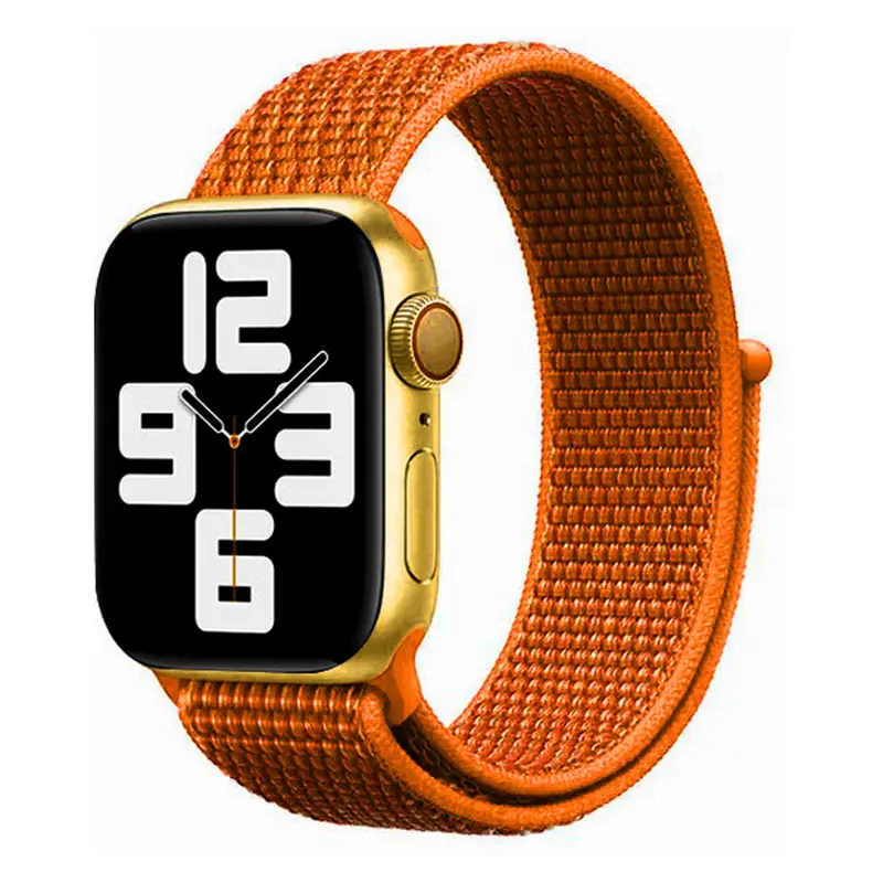 Apple Watch nylonrem 42/44/45/49, Papaya