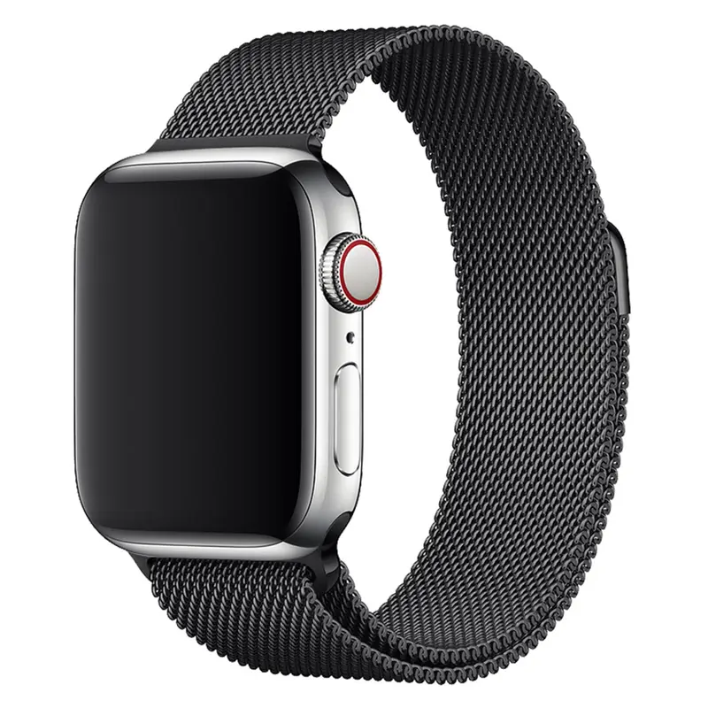 Apple Watch rustfri stål rem 38/40/41, Sort