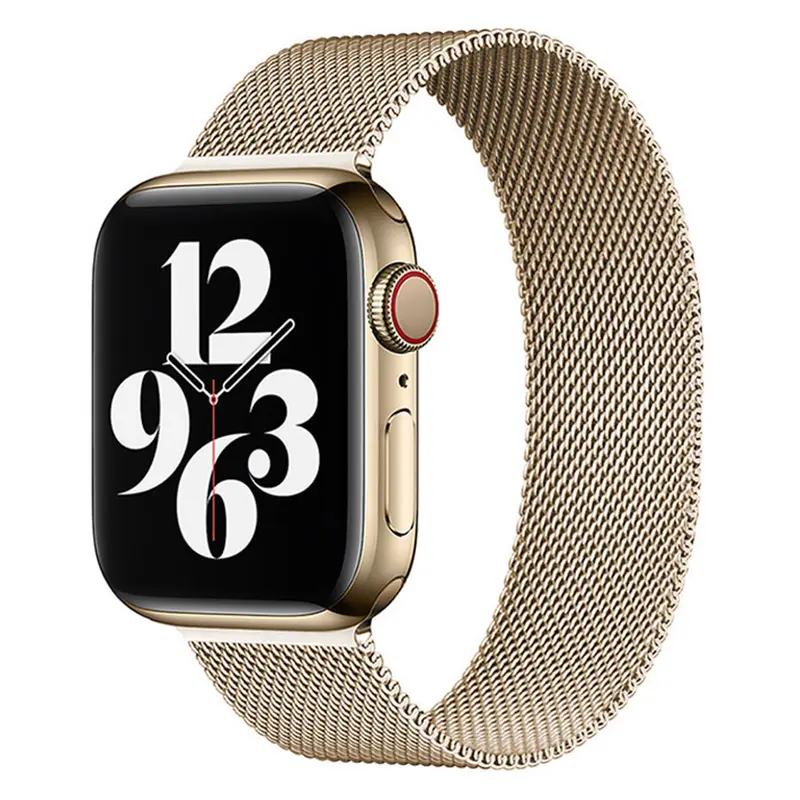 Apple Watch rustfri stål rem 42/44/45/49, Guld