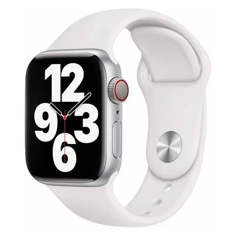Apple Watch silikonerem 38/40/41, Hvid