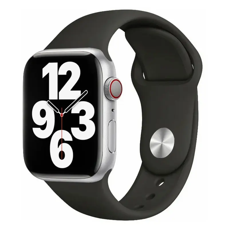 Apple Watch silikonerem 42/44/45/49, Grå