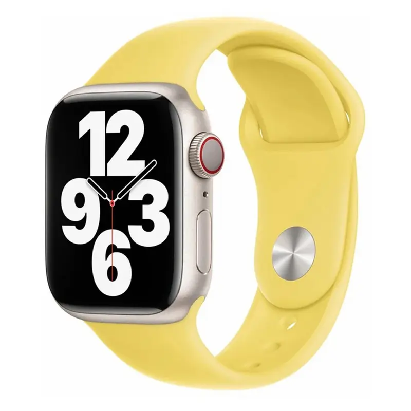 Apple Watch silikonerem 42/44/45/49, Gul