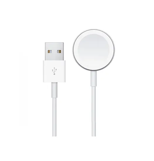 Apple Watch | USB-A Magnetisk Trådløs Ladekabel - Hvid - 1M