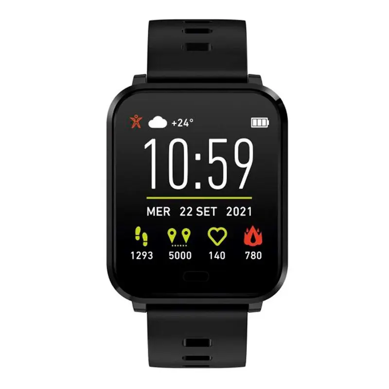 Beat Spirit Smartwatch m. Søvntracker & Skridttæller SBS - Sort
