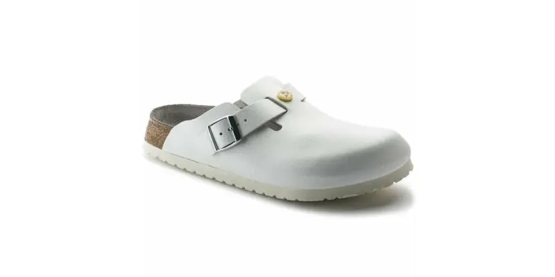 Birkenstock Boston Clog ESD Str. 39; Hvid