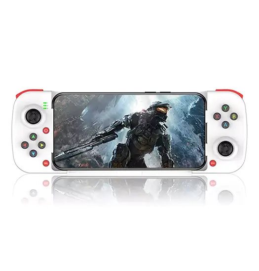Bluetooth Gamepad til Mobil / iPhone – Hvid