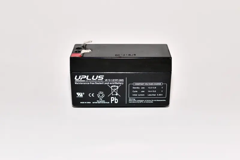 Blybatteri 12V/1,2Ah Fast-on 4,8mm