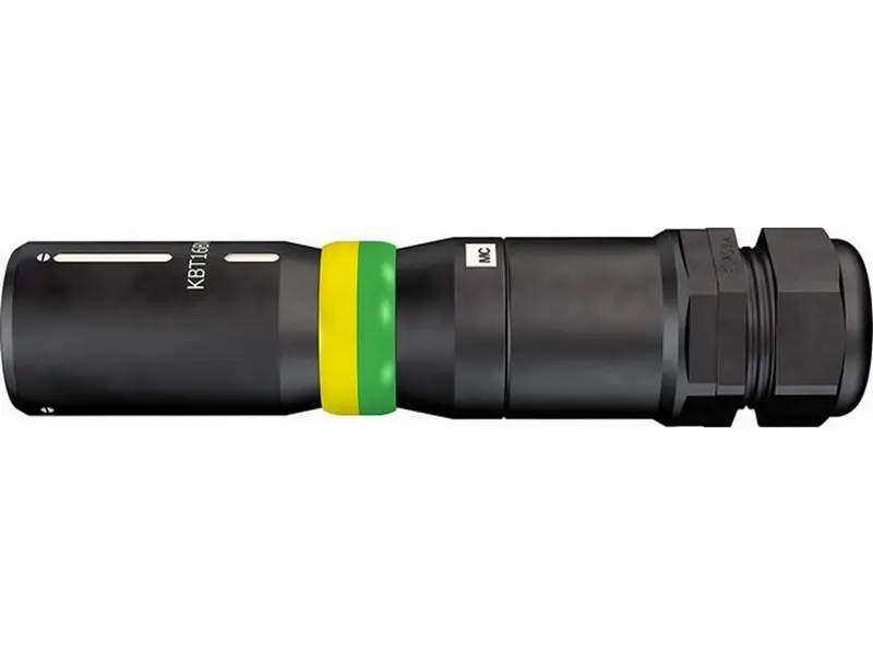Bøsning KBT16BV-AX/M40/50-70   GUL/GRØN