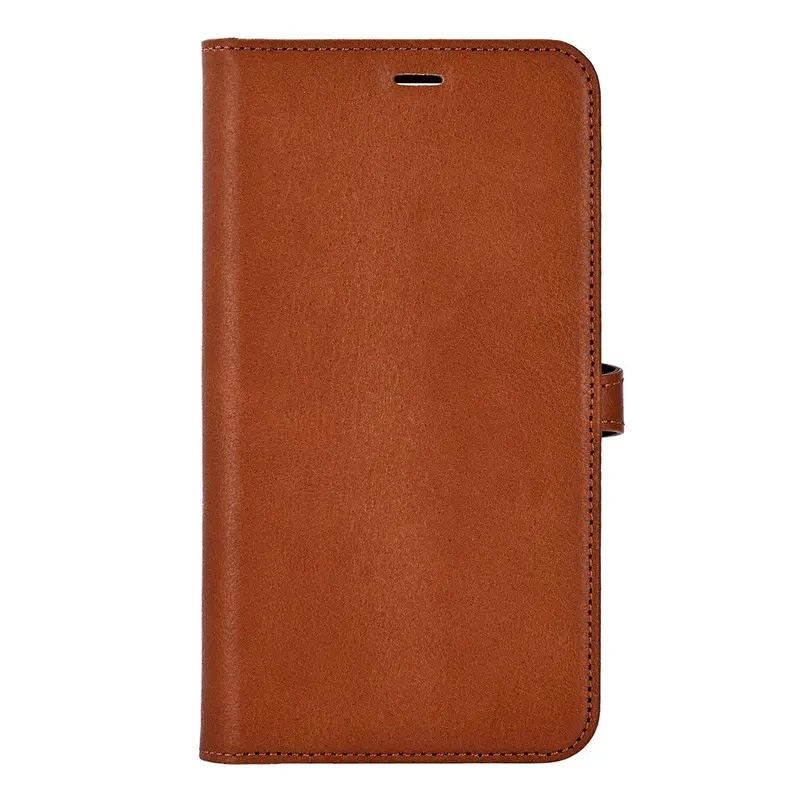 Buffalo iPhone 17 Pro Max Ægte Læder Flip Cover - Brun