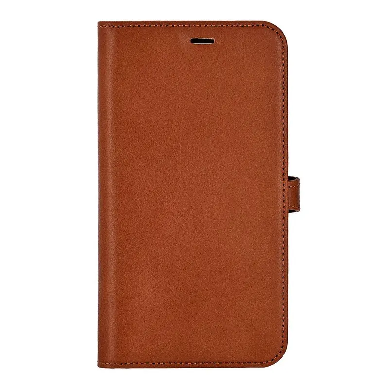 Buffalo iPhone Air Ægte Læder Flip Cover - Brun