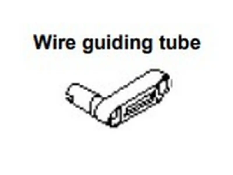 Cable guide 1,00 mm² RØD reservedel til MC25