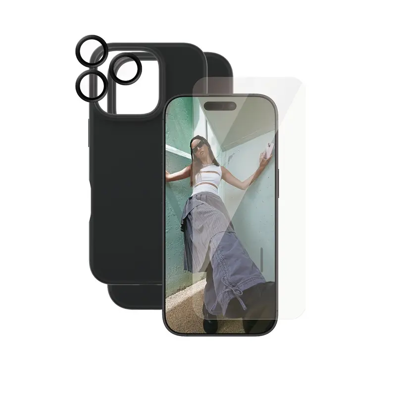 CARE™ by PanzerGlass® 3-i-1 Pakke iPhone 16 Pro