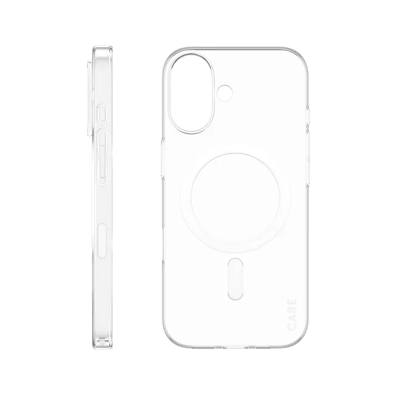 CARE™ by PanzerGlass® SL1M Case Transparent m. MagSafe iPhone 17