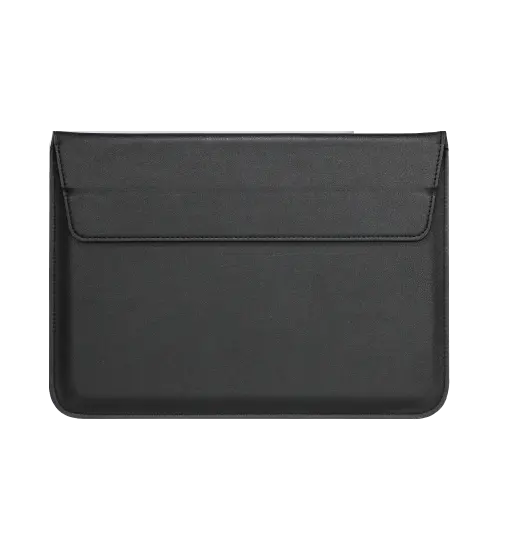 Computer/PC 11" - Retro Diary Vegan Læder Sleeve - Vintage Sort