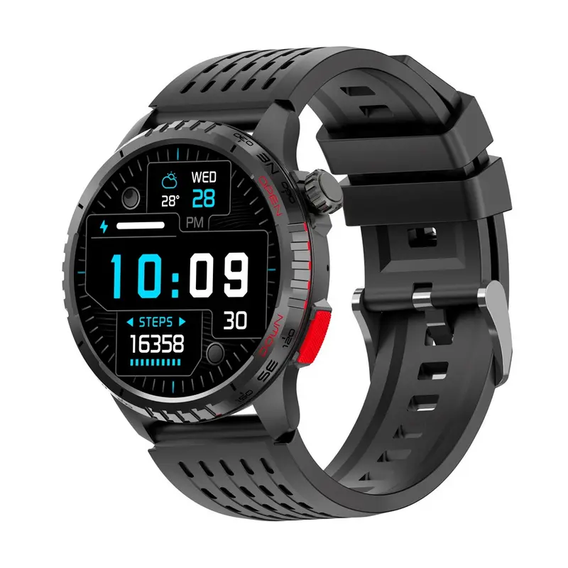 Denver SWG-345 Bluetooth Smartwatch m. Indbygget GPS & Sundhedstracker - Sort
