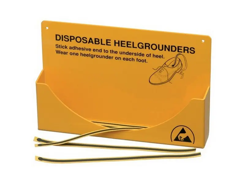 Dispenser til engangshæl/ jordforbindelse