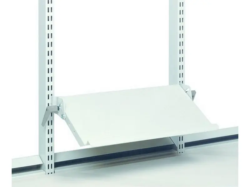 Document shelf, M750x270, (vippe 10-75º) light grey