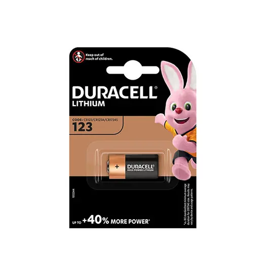 Duracell® Lithium - CR123/CR123A 3V Litium Batteri- - 1.stk