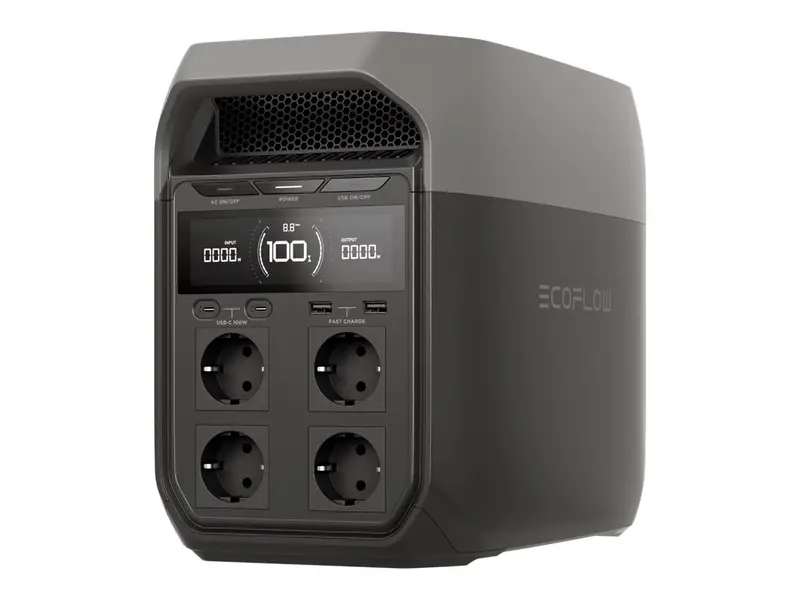 EcoFlow Delta 3 Transportabel Strømstation – 1024Wh & 3600W peak