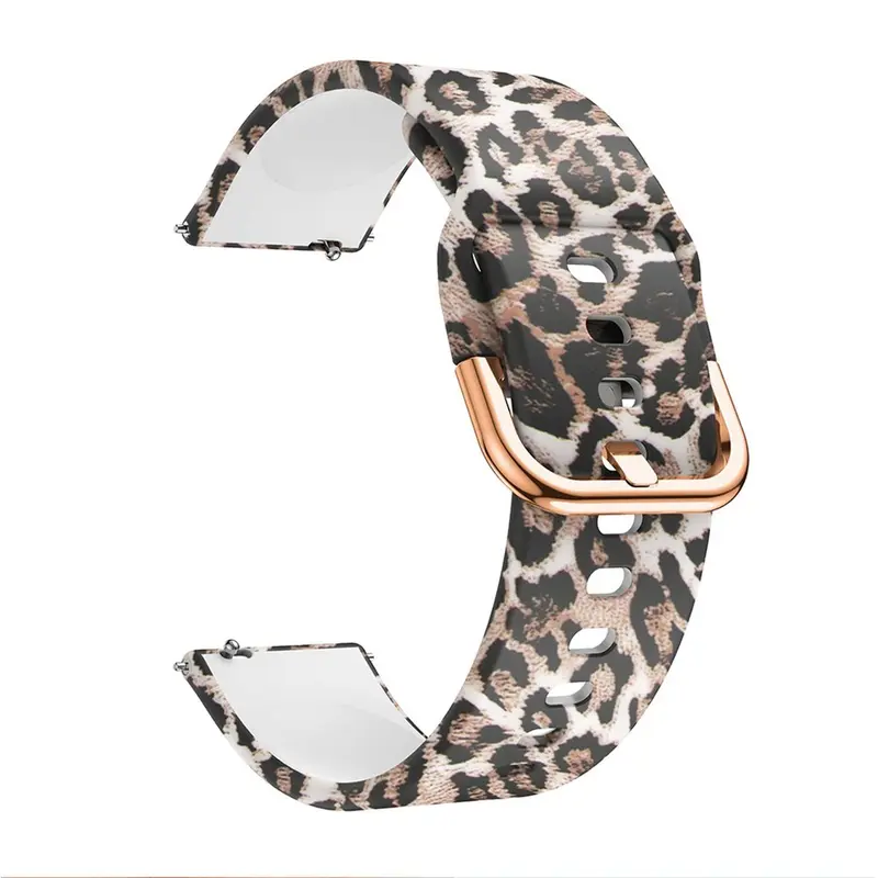 EIDERWOOD 20mm Universal Silikone Urrem - Leopard