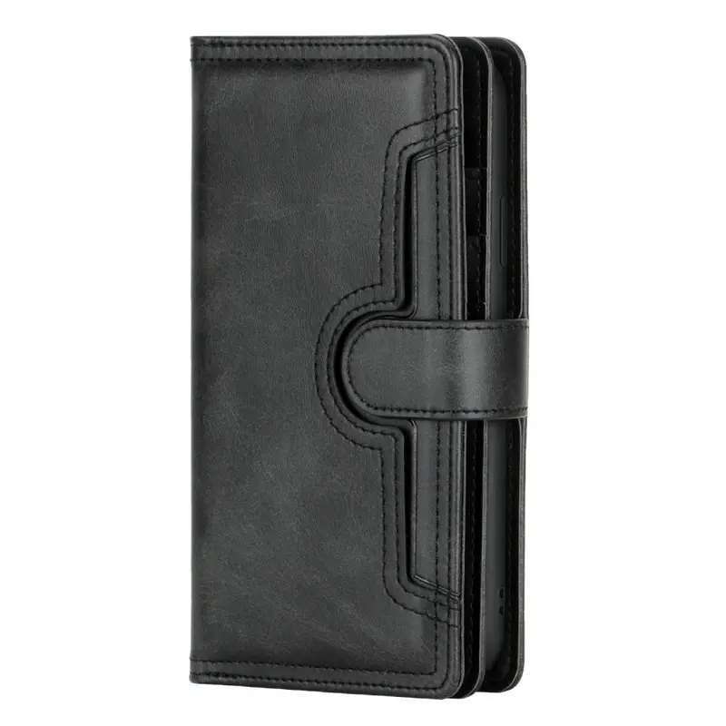 EIDERWOOD iPhone 13 Mini Flip Case m. Kortholder & Strop - Sort