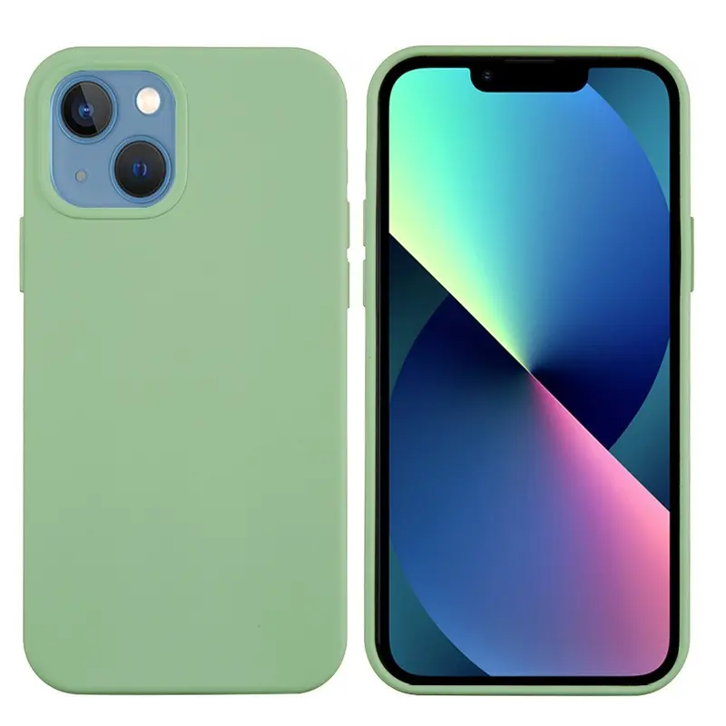 EIDERWOOD iPhone 13 Silikone Cover - Lysegrøn