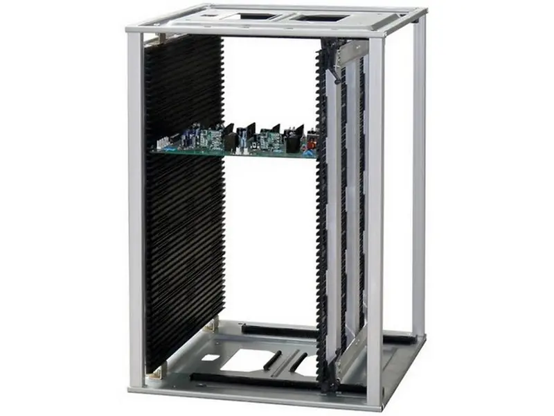 ESD Printmagasin 120°C 460 x 400 x 563 mm Gear adjustable