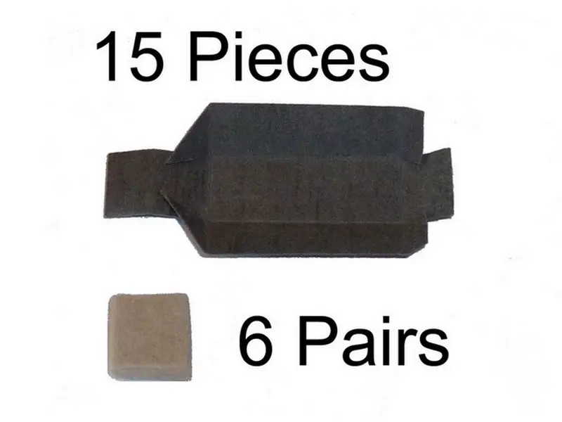 Filter (6 par) & kammer liner (15 stk.) (kombo pak) (MX-DCF1)