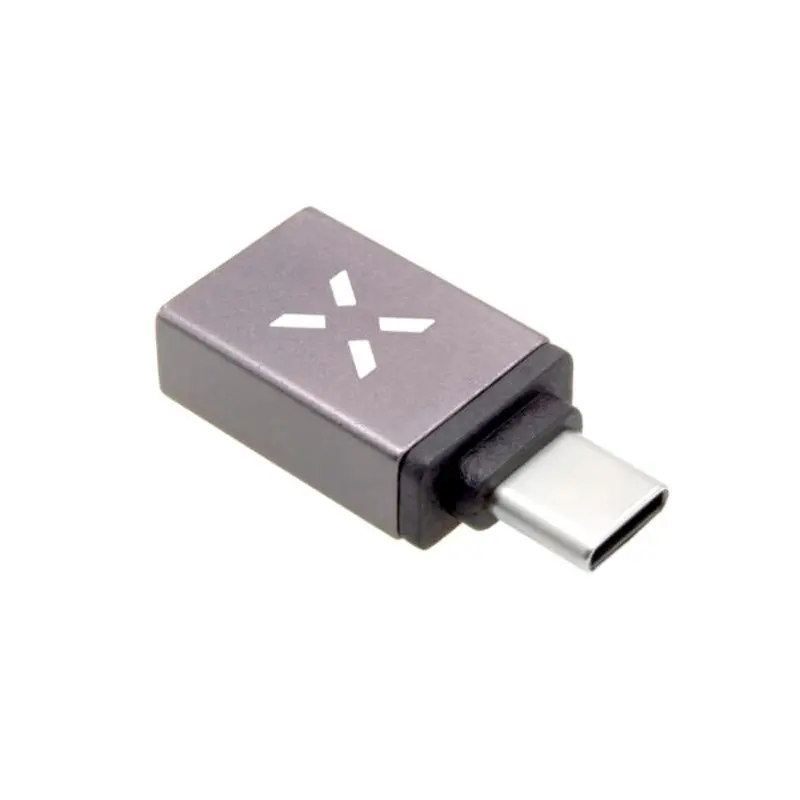 Fixed - Link USB-C til USB-A Adapter - Grå