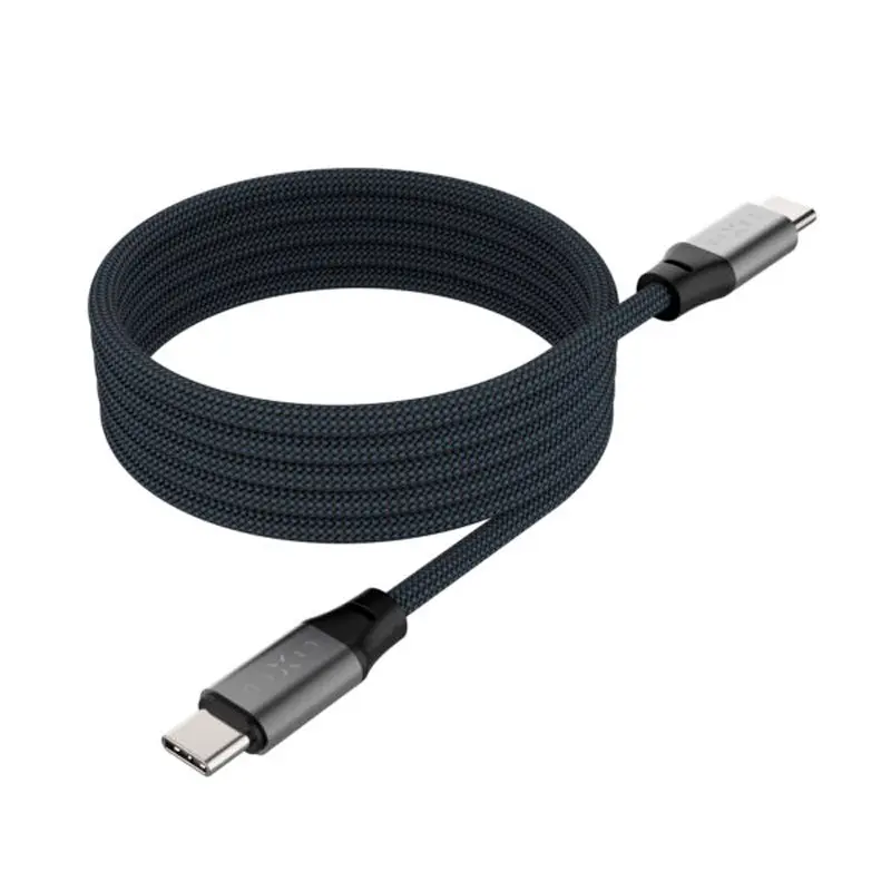 Fixed - Magnetic USB-C til USB-C Kabel - 240W - 2m - Sort