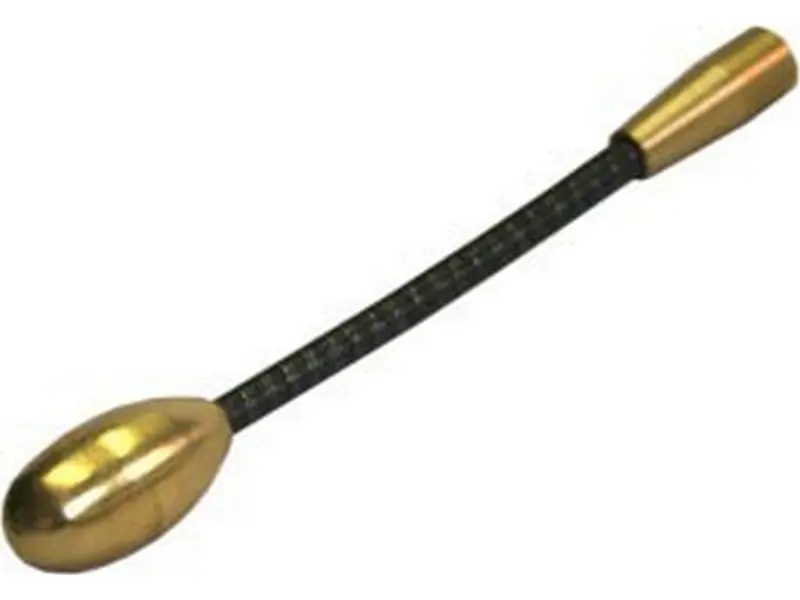 Fleksibel føreknop messing M5 7mm; m/fjeder; (3 stk.)