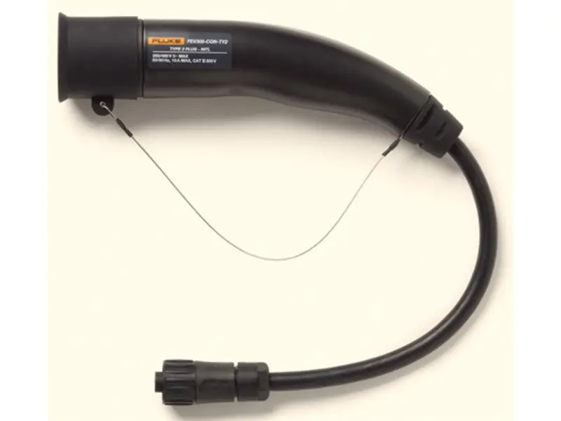 Fluke-FEV300-CON-TY2,Type 2 stik test adaptor Elbil lader, INTL